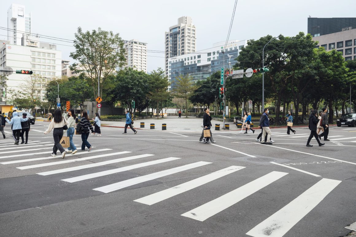 Mayor Chiang Wan-An announced this year as Taipei city's "Traffic Safety Year." (Photo・Mike Sung)